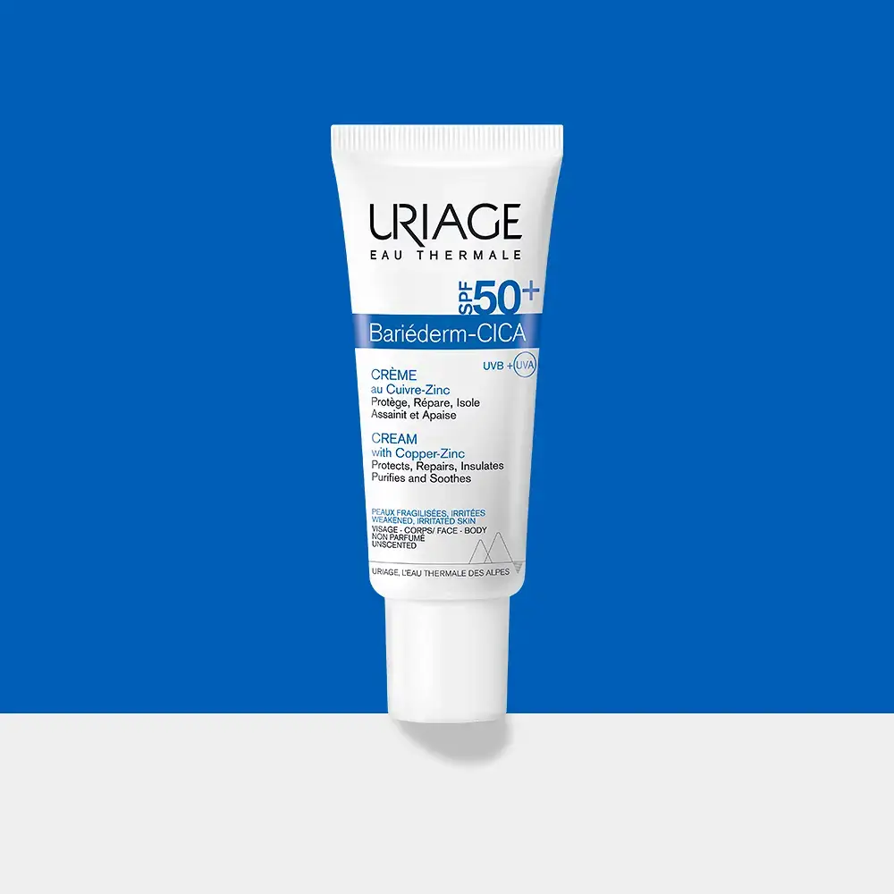 [손상개선썬크림] 유리아쥬 배리어덤 시카 리페어 썬크림 40ML (SPF50+)